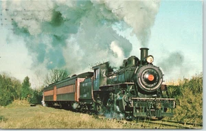Railroad Steam Train New Hope & Ivyland #40 Baldwin Locomotive Works Postcard - Picture 1 of 2