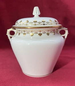 MANUFACTURE NATIONALE DE SEVRES SUGAR POT A SUCRE SUCRIER PORCELAINE 19EME XIXEM - Picture 1 of 7