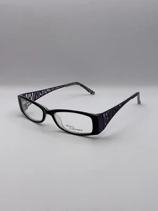 Daisy Fuentes Nadia 021 Brillengestell Damen rechteckig schwarz lila 135 - Bild 1 von 14