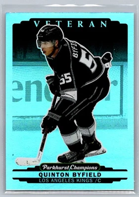 2022-23 Parkhurst Champions #227 Quinton Byfield Rainbow Los Angeles Kings - Image 1 of 2