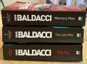 David Baldacci Books Bundle 3 Amos Decker Series Crime Thriller Suspense Novels - Foto 1 di 7