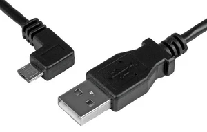 STARTECH - Left Angled Micro USB Charge & Sync Cable, 0.5m - Picture 1 of 1