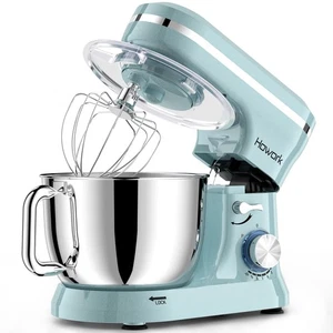 Miscelatore Elettrico da Supporto,10+p Velocità con Ciotola in Acciaio Inox 6,5QT,Gancio Impasto,... - Foto 1 di 8