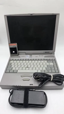 De colección Toshiba Satellite 4025CDT Pentium II CON NOTABLE TARJETA PC MÓDEM 56K. Foto 1 de 4