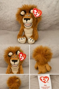 Ty Beanie Baby Alex der Löwe Madagaskar Escape 2 Afrika 2008 Plüschtier - Bild 1 von 5