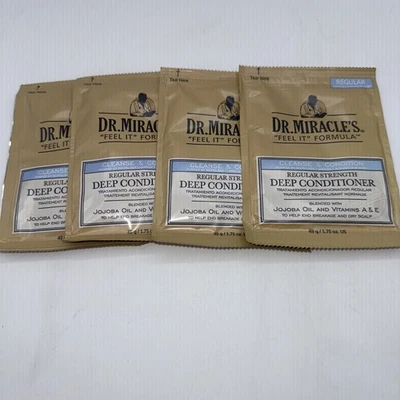 Acondicionador de cabello profundo Dr. Miracles fórmula Feel It súper tratamiento 1,75 oz (4x) Foto 1 de 3