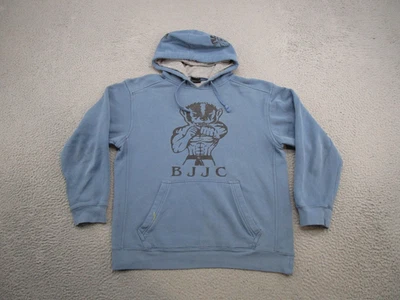 VTG Y2K Badger Land Jiu Jitsu Double Sided Graphic Hoodie Mens Size M READ - Image 1 of 4