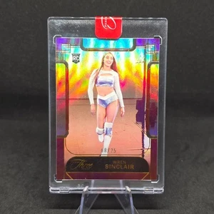 2024 Panini Three Count WWE WREN SINCLAIR Red RC /25 #74 - Bild 1 von 2