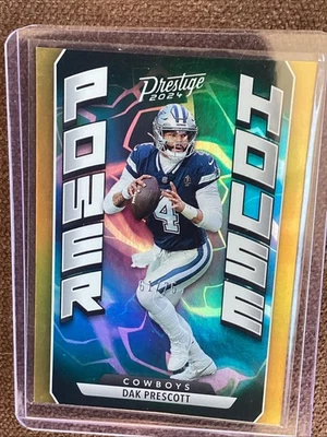 Dak Prescott 2024 Panini Prestige Power House Gold Xtra Points 61/75 - Image 1 of 4