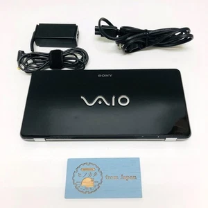 Sony VAIO VGN-P90HS Type P Atom Z540 2GB RAM 60GB HDD 8" Netbook Black - Picture 1 of 11