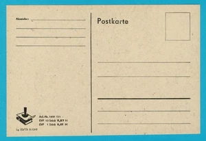 Postkarte DDR unfrankiert - Bild 1 von 1