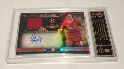 2017-18 Topps UEFA CL Museo del Fútbol Auto Reliquia Trent-Alexander Arnold 13/35 Foto 1 de 2