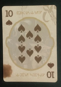 Disney Star Wars Il Mandaloriano Grogu carta da gioco 10 picche - Foto 1 di 2