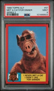 ALF 1988 Topps Alf Series 2 Cat for Dinner #67 PSA 9 POP 1. NONE HIGHER! - Picture 1 of 2