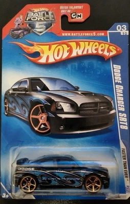 Dodge Charger SRT8 2009 Hot Wheels #129 más rápido que nunca 3/10 negro con FTESp dorado Foto 1 de 3