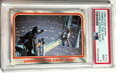 1980 Topps Star Wars Empire Strikes Back #114 Embrace the Dark Side! PSA 9 Vader - Image 1 of 2