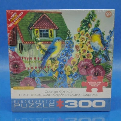 Rompecabezas artístico Janene Grende 300 piezas Eurographics "Country Cottage" nuevas piezas XL Foto 1 de 4