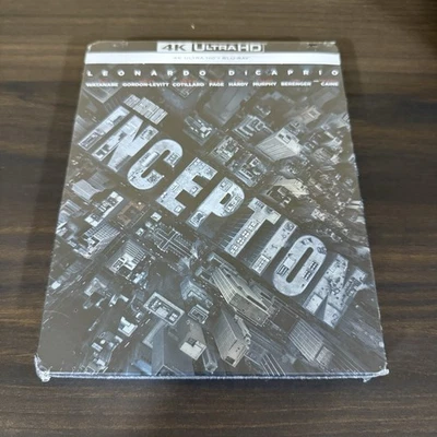 Inception w. Steelbook (4K UHD + Blu-ray, 2010, EU Import, Region Free) *NEW* - Image 1 of 3