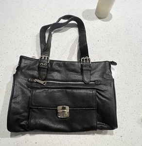 Bueno Black Soft Faux Leather Crossbody Handbag Purse - Picture 1 of 6