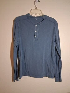 J. Crew Langarm T-Shirt Freizeit Blau Herren Größe M - Bild 1 von 5