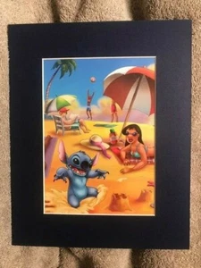 LILO & STITCH~NANI PELEKAI~BEACH BUM~8 X 10 Mat Print~ILLEGAL GENETIC EXPERIMENT - Picture 1 of 1