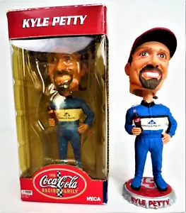 Kyle Petty "Coca Cola Racing Bobblehead", 2003 Head Knocker - NUEVO en caja - Imagen 1 de 7