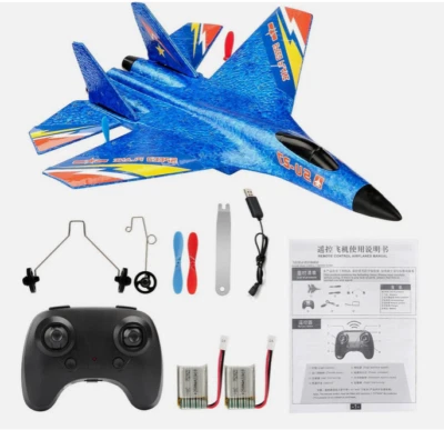 US SU-27 RC avión 2.4G 2CH EPP espuma ala fija control remoto combate RTF juguete Foto 1 de 4