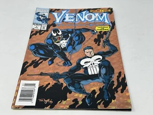 Venom Funeral Pyre #1 Marvel Comics 1993 Holo Foil Cover Punisher App Excellent - Picture 1 of 3