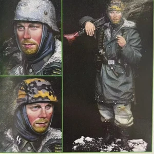 Kit modelo figura resina 1/16 Segunda Guerra Mundial MG42 artillero soldado sin montar sin pintar - Imagen 1 de 2