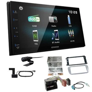 Autoradio Digitale Kenwood DAB+ Bluetooth per Ford Mondeo IV 2007-2014 Argento - Foto 1 di 5