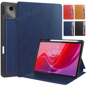 For Lenovo Tab M11 TB330FU/Xiaoxin Pad 11" Leather Pen Holder Tablet Cover Case - Picture 1 of 48