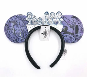 Disney Parks Exclusive Halloween Haunted Mansion 50th Minnie Ears Headband - Picture 1 of 4