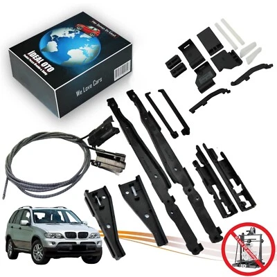 Kit de reparación de techo corredizo panorámico 22 piezas + cable de techo corredizo para BMW X5 E53 2000-2006 Foto 1 de 4
