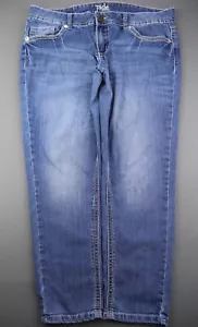 Damen Jade Jeans Low Rise Skinny Dicke Nähte Stretch Größe 11/12 (34x25) - Bild 1 von 10
