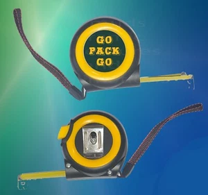 GO PACK GO PACKERS  25 foot Tape Measure with belt clip and Strap - Picture 1 of 1