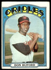 1972 Topps Don Buford Baltimore Orioles #370
