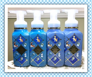 Bath & Body Works BLUE RASPBERRY Cats 8.75oz Gentle Clean Foaming Hand Soap x4 - Picture 1 of 4