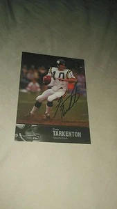 Fran Tarkenton Minnesota Vikings signed Upper Deck Legends Certified Card HOF - Picture 1 of 2