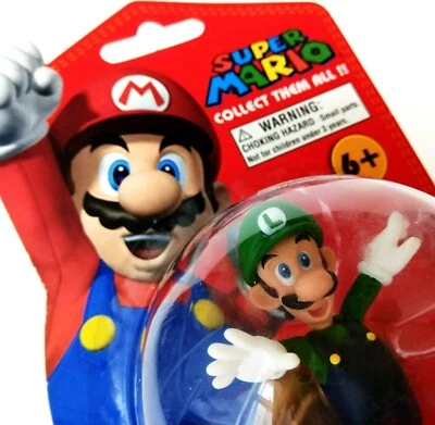 Mini Figura Colección Super Mario Luigi Bros 2.5" Alto Serie 2 Nintendo 2009 Foto 1 de 4