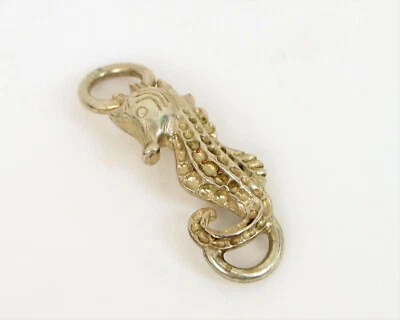 VINTAGE SIGNED CAPE COD FISHER LESTAGE STERLING SILVER CHARM ENHANCER CLASP ! - Image 1 of 2