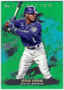 2021 Topps Inception Green Parallel KYLE LEWIS #80 Seattle Mariners - Picture 1 of 1