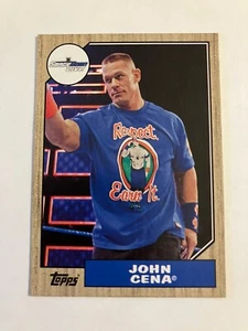 John Cena 2017 Topps Heritage WWE SmackDown Live #53 WWE HOF - Picture 1 of 2