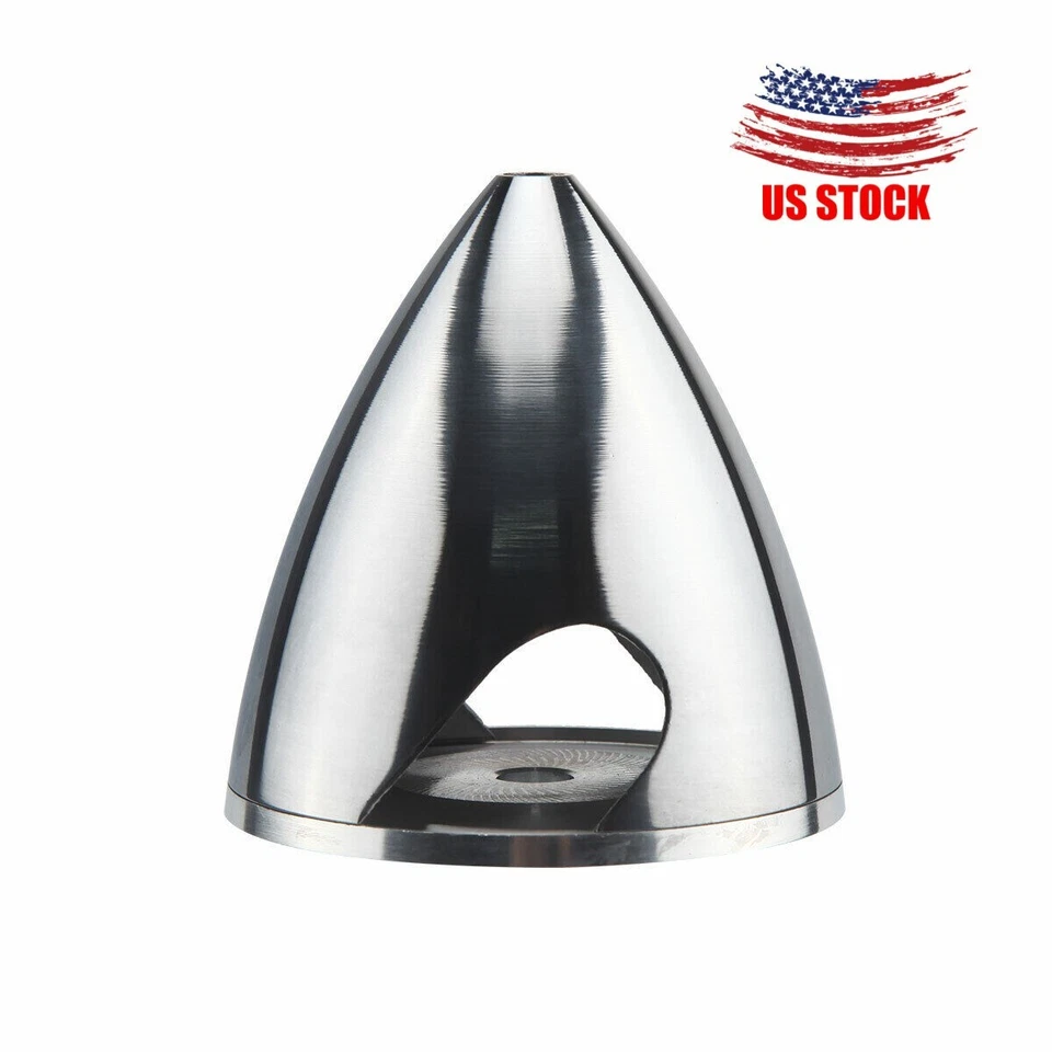 1pc CNC Aluminum Spinner 2 2.25 2.5 2.75 3.5inch w/ 2 Blades for RC Model Plane - Image 1 of 4