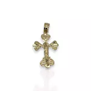 Cross Pendant - 10K Yellow Gold - Picture 1 of 2
