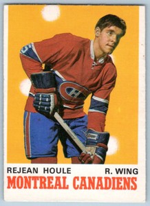 1970-71 O-Pee-Chee Rejean Houle Rookie Card #174 EX Vintage Hockey Card