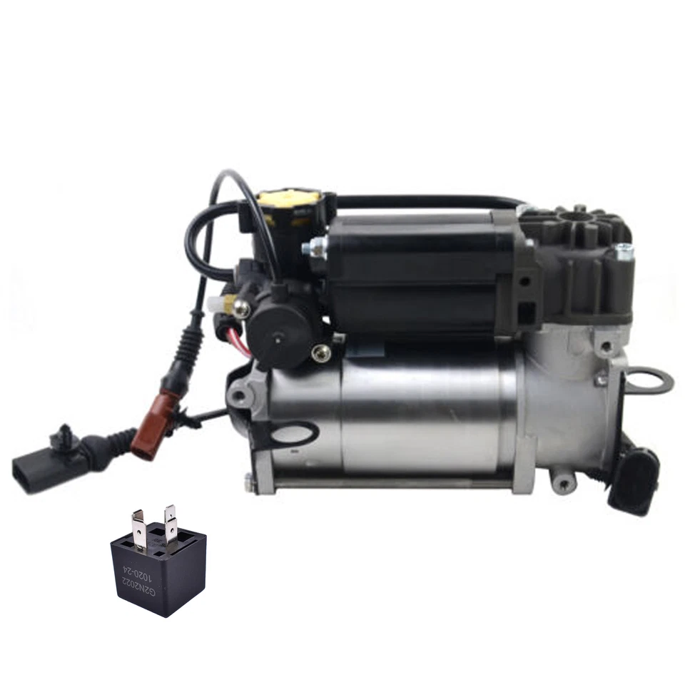 Bomba compressor de suspensão a ar compatível com Audi A8 S8 Quattro D3 2002-2010 V6 V8 gasolina - Imagem 1 de 4