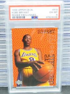 1996-97 Upper Deck Kobe Bryant Rookie Exclusives Rookie Card RC #R10 PSA 6 EX-MT