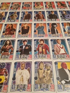 Dr Doctor Who Alien Attax Card Game TCG - Human Robot Cyborg Time Lord companion - Picture 1 of 139
