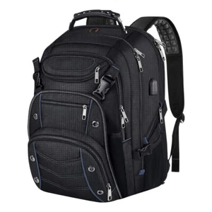 18,4 Zoll extra großer Reiserucksack TSA Laptop Rucksack mit USB Anschluss 55L-75L - Bild 1 von 12