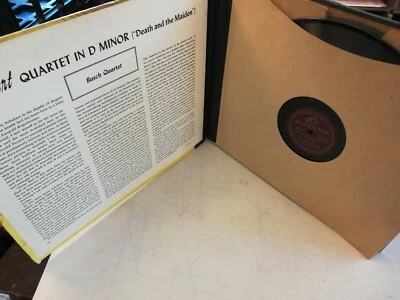 BUSCH QUARTET Schubert: "Death And The Maiden" 4x12" 78 RPM ALBUM RCA DM 468 - Image 1 of 2
